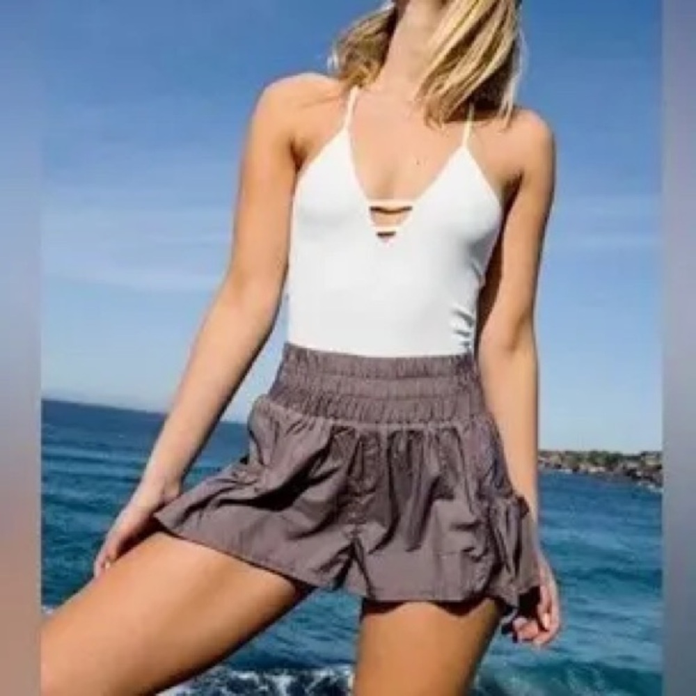 Free People Movement Get Your Flirt On running shorts, like new